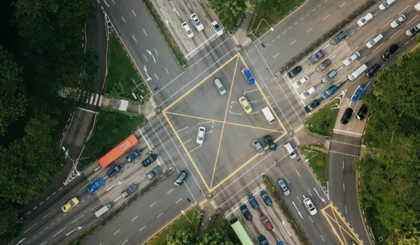 intersección ciega
