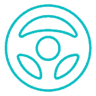 driving wheel icon