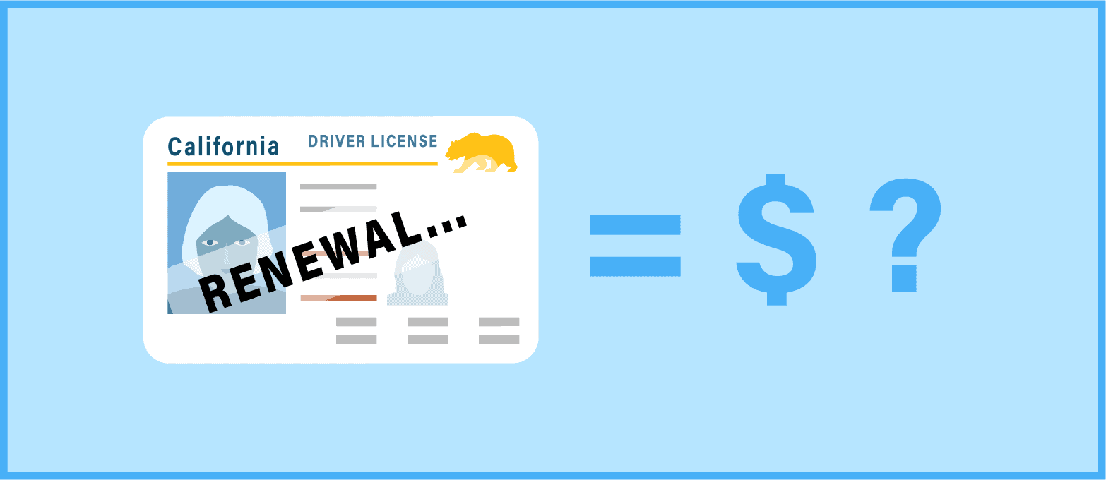 How Much Does it Cost to Renew a Senior Driver's License in California