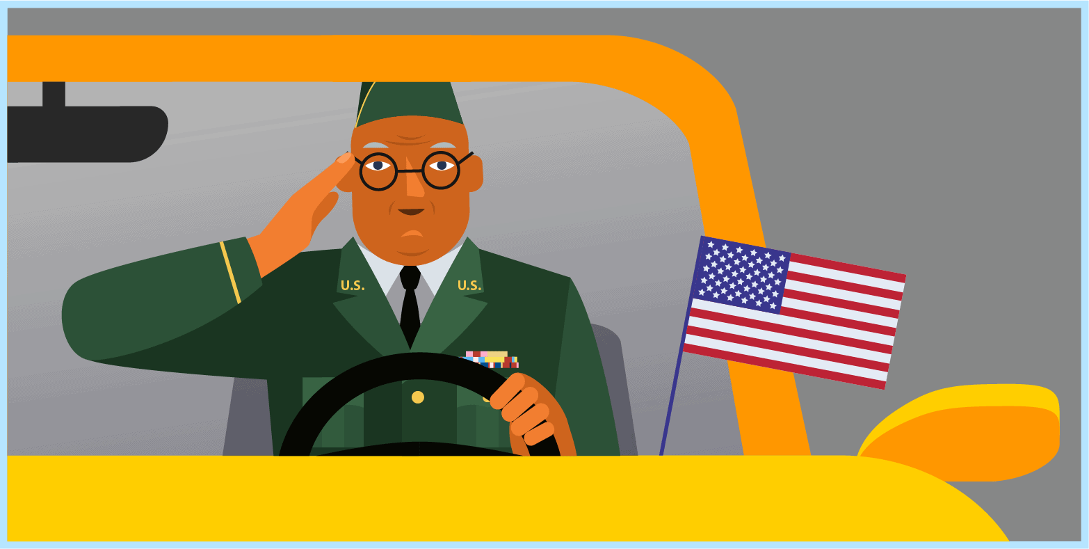 Descuento para militares retirados