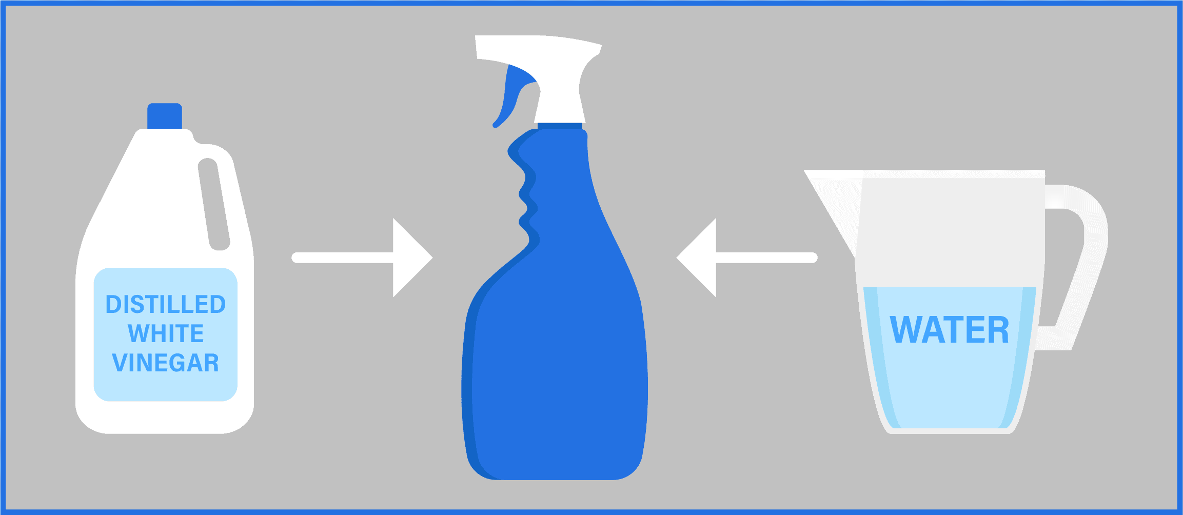 Spray Bottle with Vinegar Solution
