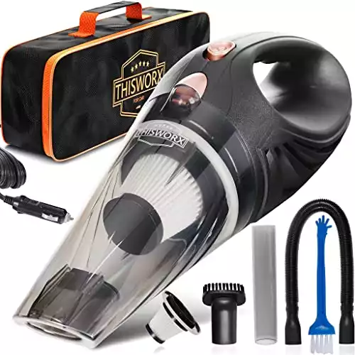 ThisWorx Car Vacuum Cleaner - High Power Handheld Portable