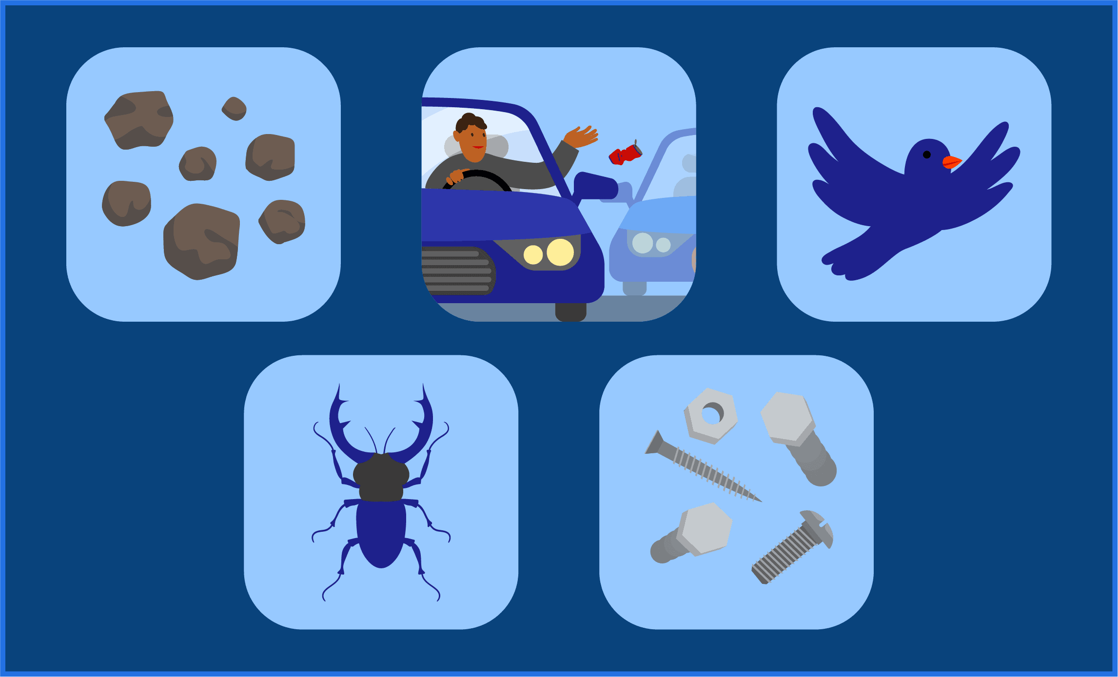 Common Causes of a Cracked Windshield