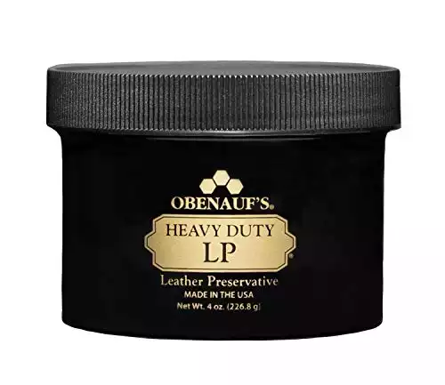Obenauf's Heavy Duty LP Leather Preservative (4oz)- All Natural Beeswax Oil Conditioner