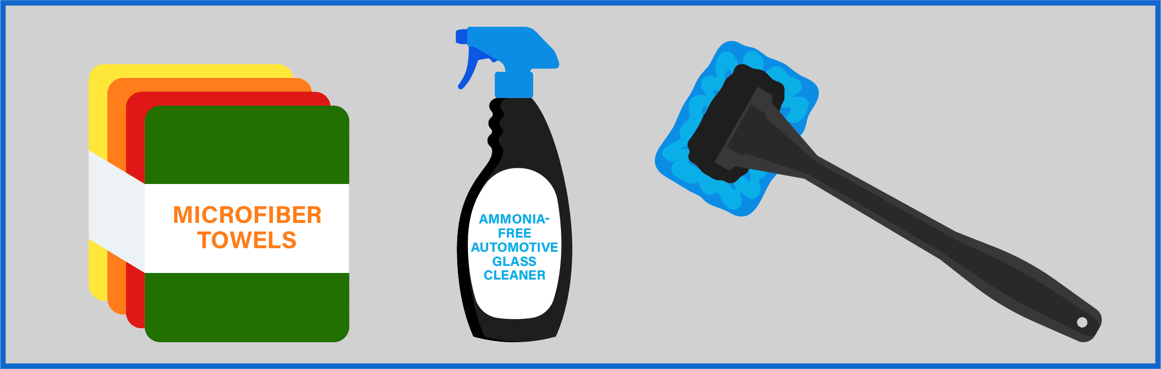 How to Clean the Inside of Your Windshield - tools required