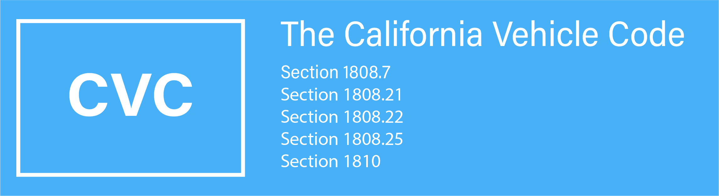 California Vehicle Code