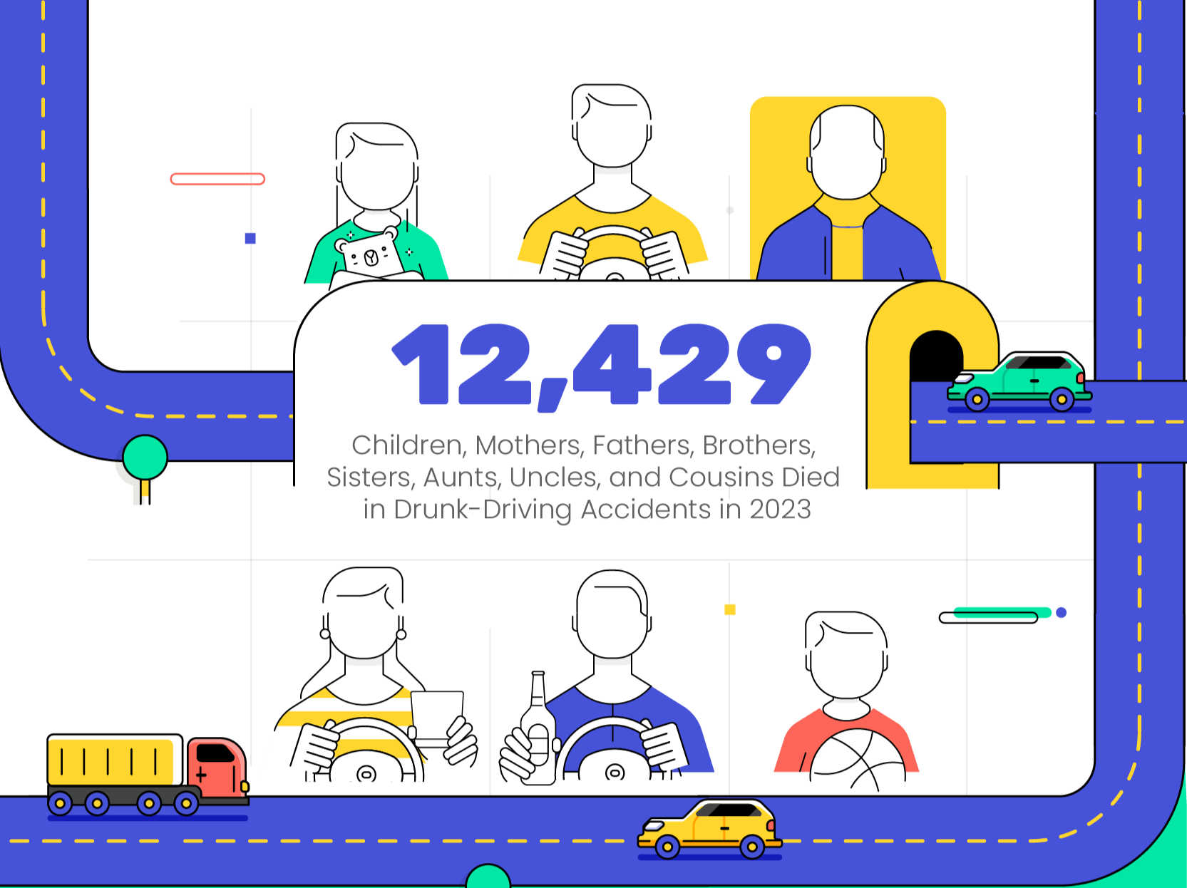 12,429 People Died in Drunk Driving Crashes in 2023